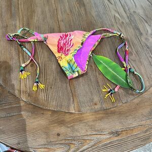 FARM RIO Ombre Forest Bikini Bottoms Size Large